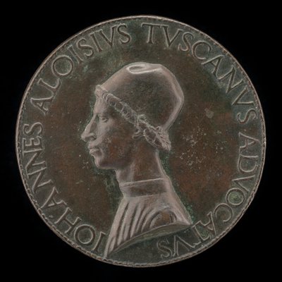 Giovanni Alvise Toscani, ca. 1450-1478, Milanese Jurisconsult, Consistorial Advocate...[obverse]. av Lysippus Junior