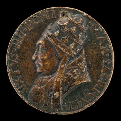 Sixtus IV Francesco della Rovere, 1414-1484, påve 1471 [framsidan]. av Lysippus Junior