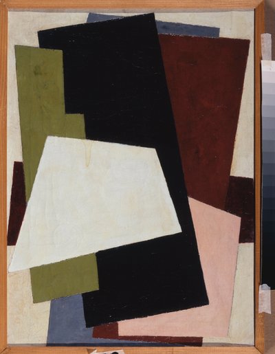 Arkitektonisk målning. Målning av Lyubov (Lioubov) Sergeyevna Popova (1889-1924), olja på duk av Lyubov Sergeevna Popova