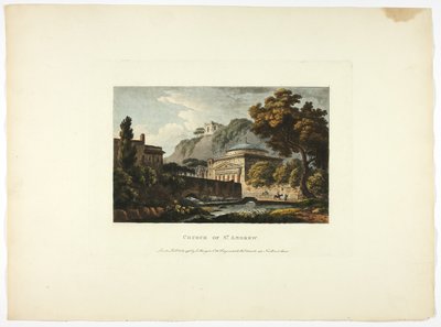Andreaskyrkan, artonde plattan från Roms ruiner av M. Dubourg
