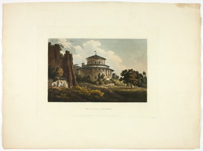 S:t Agnes kyrka, plåt åtta från Roms ruiner av M. Dubourg