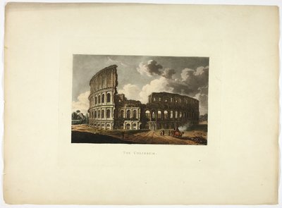 Colosseum, plåt femton från Roms ruiner av M. Dubourg