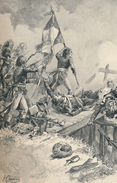 Bonaparte i Arcole, 1796, 1896 av M. Haider