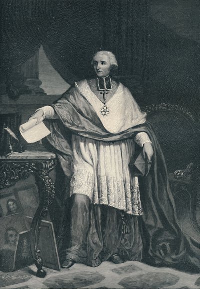 Kardinal Joseph Fesch, c1830, 1896 av M. Haider
