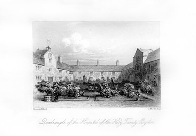 Hospital of the Holy Trinity, Croydon, 1840. av M. J. Starling