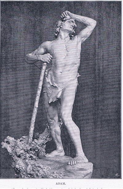 Adam, från The Magazine of Art 1893, Cassell and Company av M. Lavergne