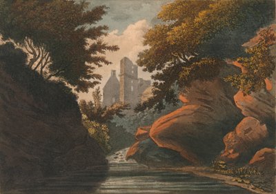 Rosline slott, 1800. av M. Merigot