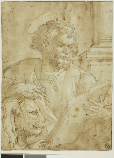 Sankt Markus evangelisten av Maarten de Vos