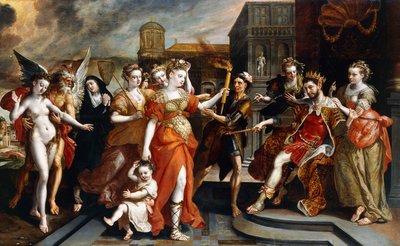 The Calumney of Apelles, av Maarten de Vos