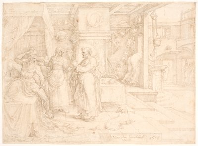 Peter botar den förlamade Aeneas av Maarten van Heemskerck