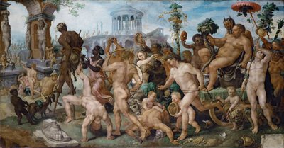 Bacchus triumftåg av Maarten van Heemskerck