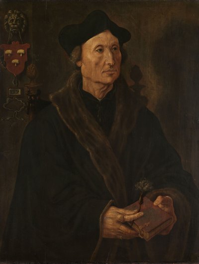 Porträtt av Johannes Colmannus av Maarten van Heemskerk