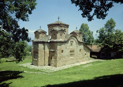 Monastery Church of St. Pantaleimon, byggd c.1164 av Macedonian School