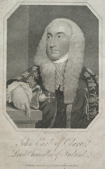 John Fitzgibbon, Earl of Clare (1749-1802) av Mackenzie