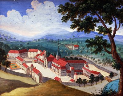 Port-Royal-des-Champs kloster av Madeleine (attr. to) Boullogne