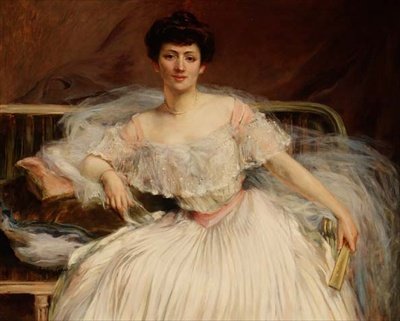 Porträtt av en dam av Madeleine Carpentier