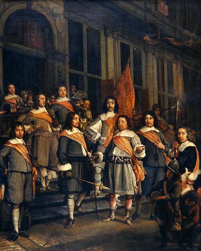 A Company of the Hague Arquebusiers av Maerten Lengele