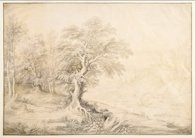 Flodlandskap av Maerten de Cock