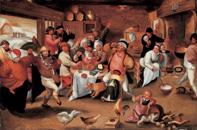 Kungen dricker av Maerten van Cleve