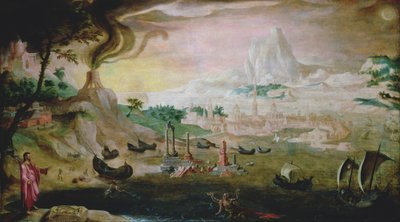Kristus visar sig för Peter av Maerten van Heemskerck