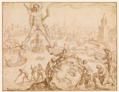 Kolossen av Rhodos, 1570 av Maerten van Heemskerck