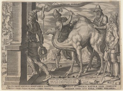 Rik man och fattig Lasarus. 1563 av Maerten van Heemskerck