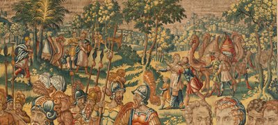 Berättelsen om Gideon, hebréernas domare och krigare, sent 1500-tal (gobeläng) av Maerten van Heemskerck
