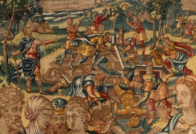 Berättelsen om Gideon, sent 1500-tal (silke och ull) av Maerten van Heemskerck
