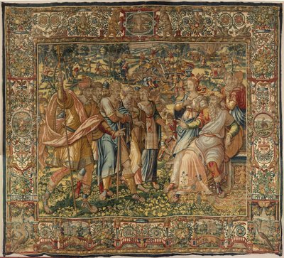 Berättelsen om Gideon, sent 1500-tal (silke och ull) av Maerten van Heemskerck