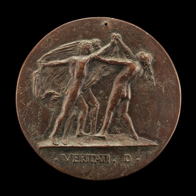 Sanningen avslöjad av två män [omvänd], 1520-talet. av Maffeo Olivieri