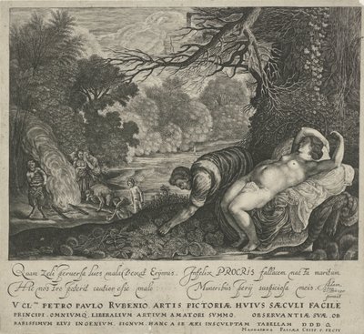 Cephalus en Procris av Magdalena van de Passe