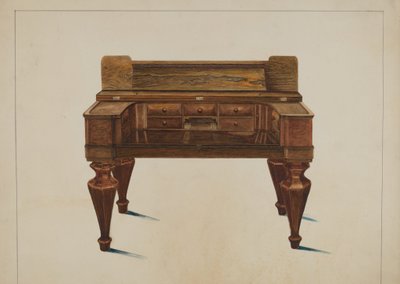 Melodeon Converted into Desk, ca. 1937. av Magnus S. Fossum