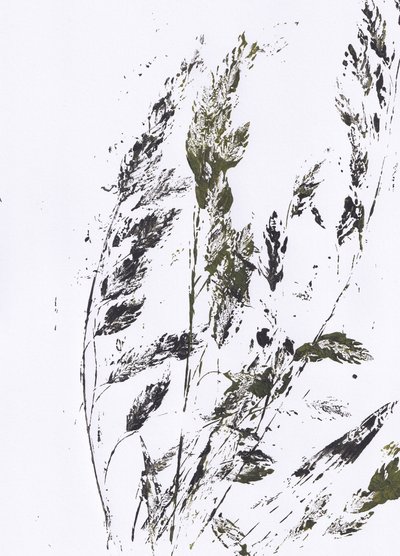 Botaniskt gräsmönster av Maira Ribena