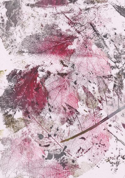 Intryck av Crimson Leaf av Maira Ribena