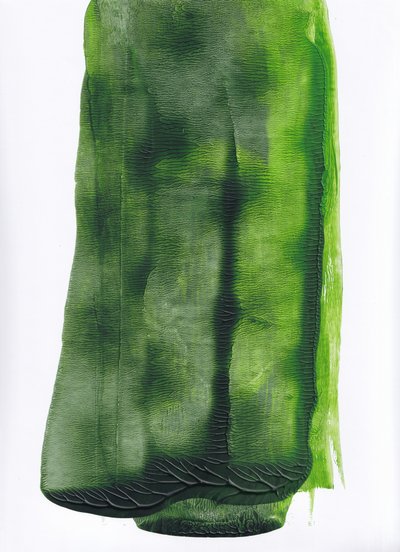 Fluid Green – abstrakt av Maira Ribena