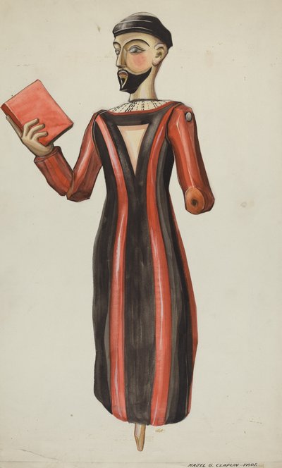 Bulto, St Francis, ca. 1936. av Majel G. Claflin