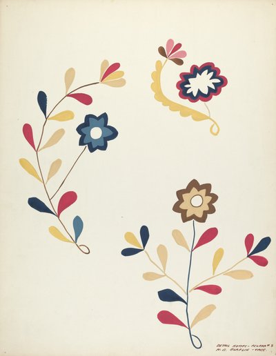 Design från Proposed Portfolio av Majel G. Claflin