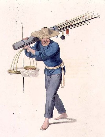 Ein Pfeifenverkäufer, Tafel 12 aus 