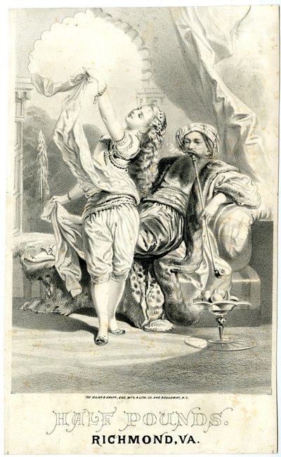 Half Pounds, Richmond, VA [tobaksreklam] av Major and Knapp Sarony
