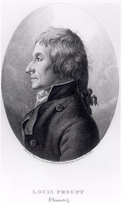 Joseph Louis Proust (1754-1826) graverad av Ambroise Tardieu (1788-1841) av Manuel Albuerne
