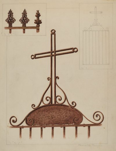 Cross, c. 1937. av Manuel G. Runyan