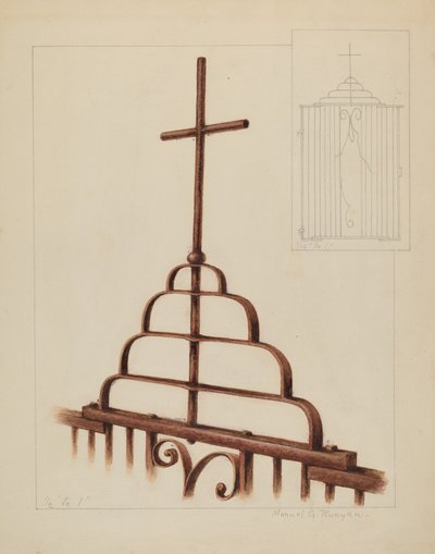 Cross, c. 1937. av Manuel G. Runyan