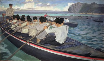 The Rowers, ca 1912 (olja på duk) av Manuel Losada