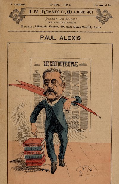 Omslag till The Men of Today, nummer 336,, illustration av Manuel Luque (1854-1919): The Cree of the People - Alexis Paul (1847-1901) av Manuel Luque