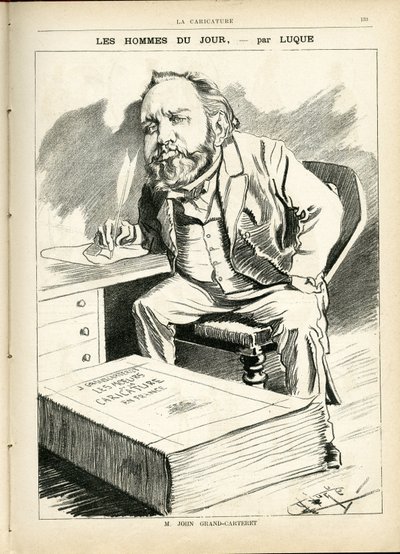 Illustration av Manuel Luque (1854-1919) i La Caricature (1880) av Manuel Luque