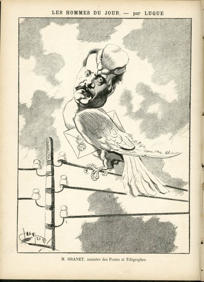 Illustration av Manuel Luque (1854-1919) i La Caricature (1880) av Manuel Luque