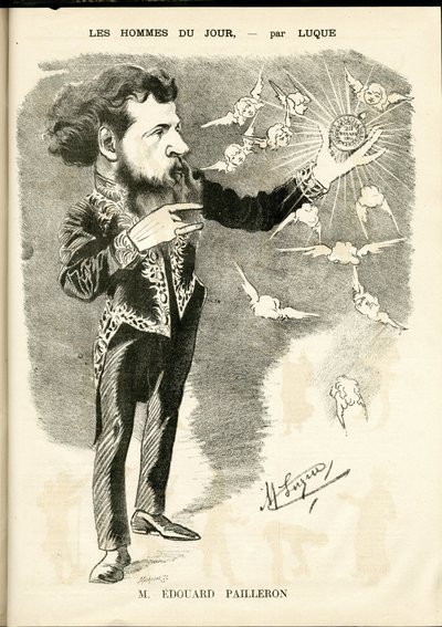 Illustration av Manuel Luque (1854-1919) i La Caricature (1880) av Manuel Luque