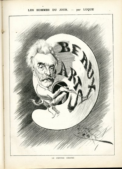 Illustration av Manuel Luque (1854-1919) i La Caricature (1880) av Manuel Luque