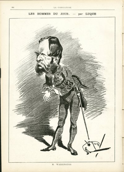 Illustration av Manuel Luque (1854-1919) i La Caricature (1880) av Manuel Luque