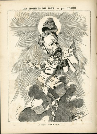 Illustration av Manuel Luque (1854-1919) i La Caricature (1880) av Manuel Luque